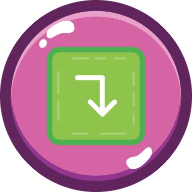 Modern b 'nin vektör illüstrasyonu eksik simgesi