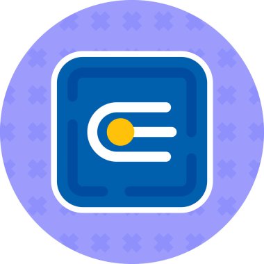 Modern b 'nin vektör illüstrasyonu eksik simgesi