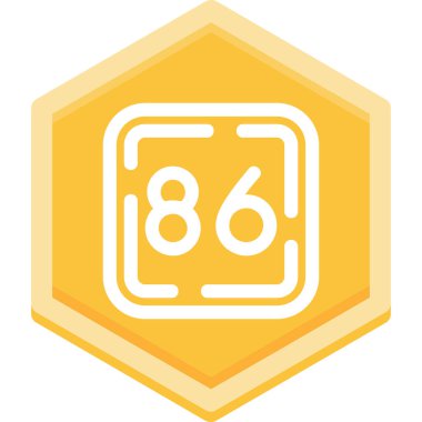 Modern bir simgenin vektör illüstrasyonu