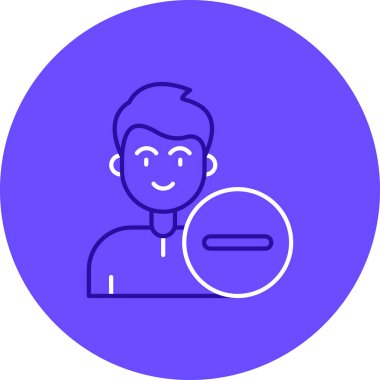 Avatar simgesi, vektör illüstrasyonu