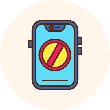 cep telefonu ikonu vektör illüstrasyonu