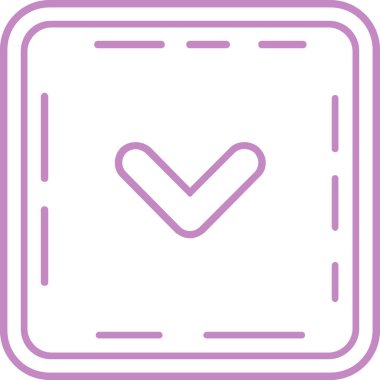 Simgeyi kontrol et, vektör illüstrasyonunu kontrol et