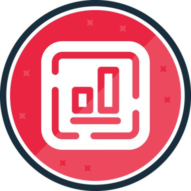 Bir bayrak simgesinin vektör illüstrasyonu