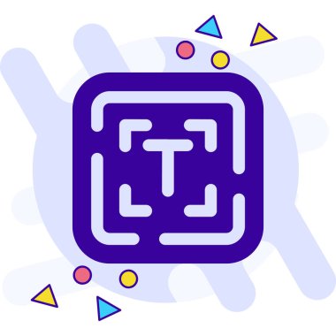 oyun simgesi vektörü. İnce çizgi işareti. İzole edilmiş kontür sembolü gösterimi