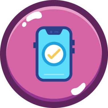 Akıllı saat. Web simgesi basit tasarım