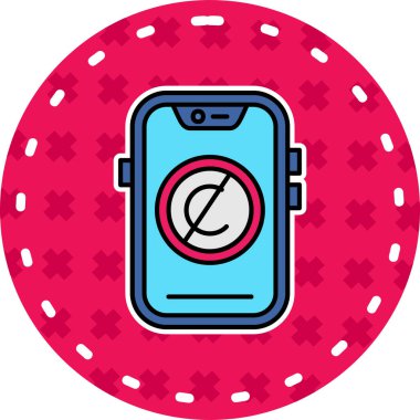 akıllı telefon simgesi vektör illüstrasyonu