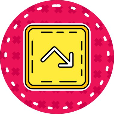 Casino Chip simgesinin vektör illüstrasyonu