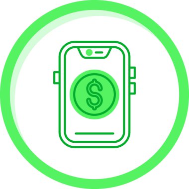 Akıllı telefon. Web simgesi basit tasarım