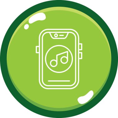 Akıllı telefon. Web simgesi basit illüstrasyon