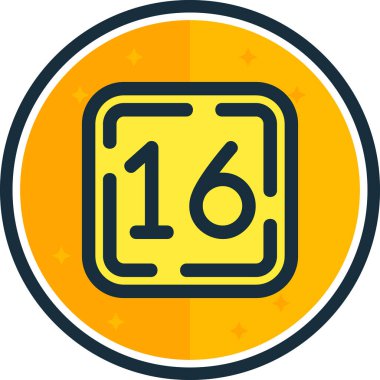 Moda biçimi izole edilmiş arkaplanda bir numaralı simge