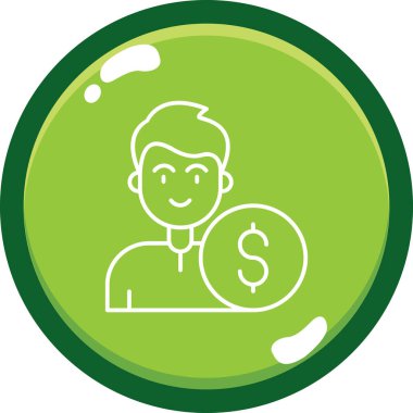 para simgesi vektör illüstrasyonu