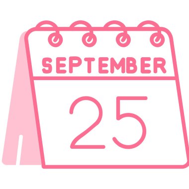 25 Ekim ikonlu takvim.