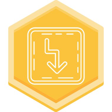 Modern b 'nin vektör illüstrasyonu eksik simgesi