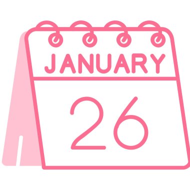 Takvim simgesi vektör illüstrasyon tasarımı