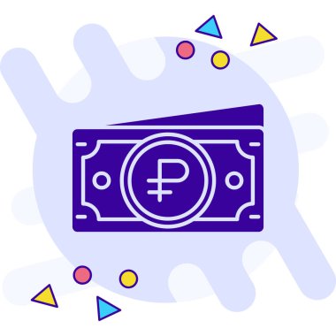 Kripto para birimi. Web simgesi basit illüstrasyon