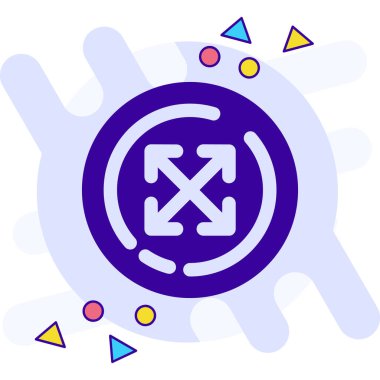 Beyaz arkaplanda dolar sembolü simgesi olan kripto para birimi bitcoin rengi. Engelleme para birimi sembolü. Engelleme teknolojisi kripto para birimini emniyete aldı. gradyan rastgele dinamik şekiller.