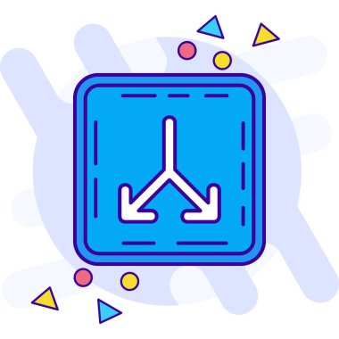 Ok simgesi tasarım vektörü