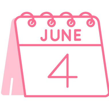 Takvim simgesi, vektör çizimi