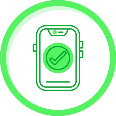 Akıllı saat simgesi. beyaz arkaplanda izole edilmiş akıllı saat vektör renk düz tasarımı