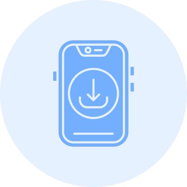 Akıllı saat. Modern tasarım basit ikon vektör çizimi