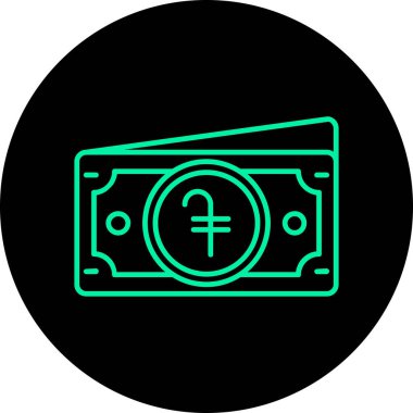 Dolar simgesi vektör illüstrasyonu