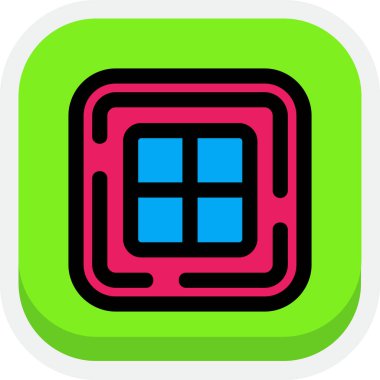 Modern b 'nin vektör illüstrasyonu eksik simgesi