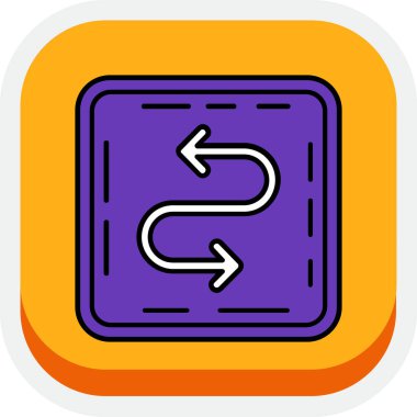 çift yönlü ok simgesi