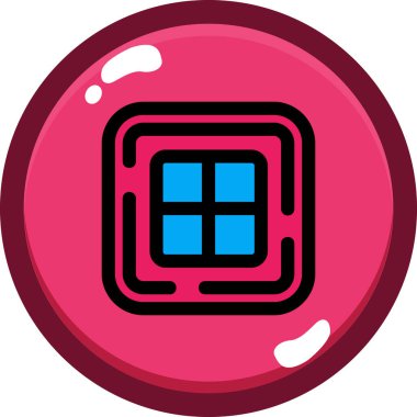 seo modern simgesinin vektör illüstrasyonu