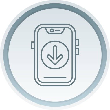 Modern simgenin vektör illüstrasyonu