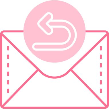 Zarf. Web simgesi basit illüstrasyon