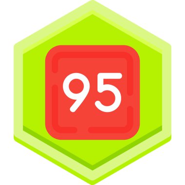 89 modern simge, vektör illüstrasyonu