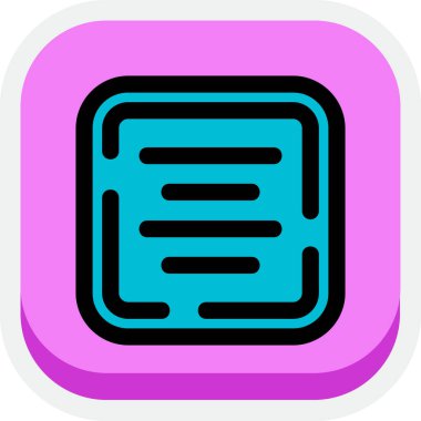 Belge. Web simgesi basit tasarım