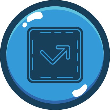 İşaretleme simgesi vektör illüstrasyonunu kontrol et