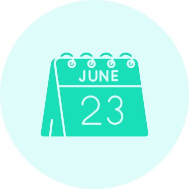 Bir takvim ve tarih üzerindeki illüstrasyon