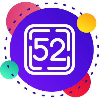 çizgi 5 G teknolojisi simgesi beyaz arkaplanda izole edildi. 5 g küresel yüksek hızlı internet veri oranı kavramı. Renkli özet kavramı.