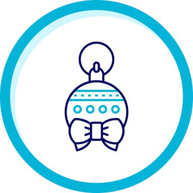 Yılbaşı simgesinin vektör illüstrasyonu