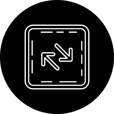 ok simgesi vektör illüstrasyonu