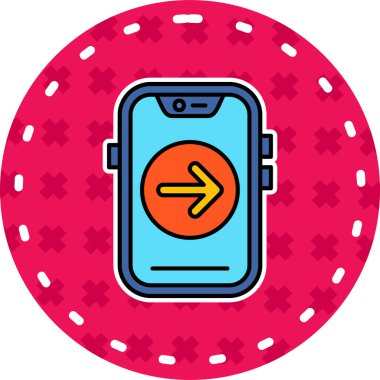 cep telefonu ikonu vektör illüstrasyonu