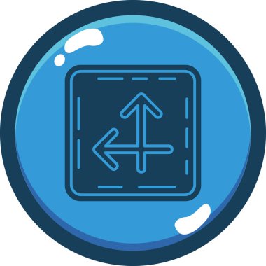 Bir simgenin vektör illüstrasyonu