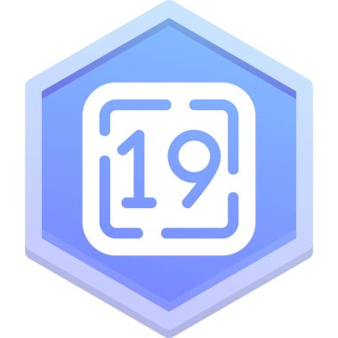 Rozet simge vektör çizim