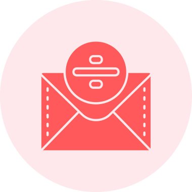 Bir e- posta simgesinin vektör illüstrasyonu