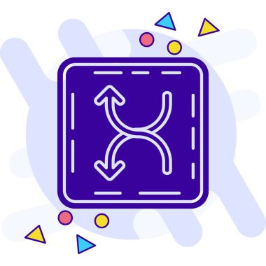 Beyaz arkaplanda izole edilmiş taksi simgesi olan çizgi haritası işaretçisi. Taksi konumu. Renkli taslak konsepti. vektör.