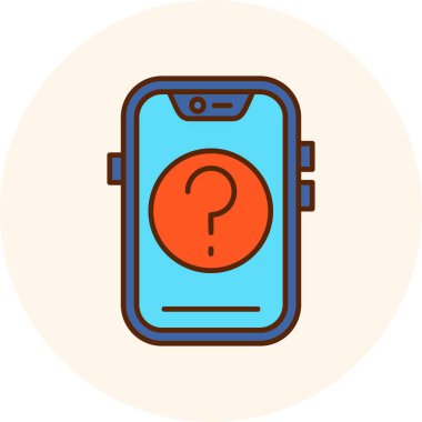 mobil simge vektör illüstrasyonu