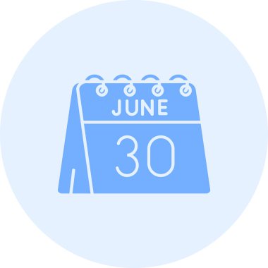 Takvim simgesi, vektör çizimi