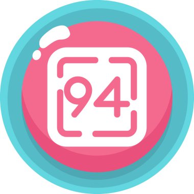 Takvim simgesi vektör illüstrasyonu