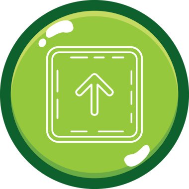 ok yönü simgesi doldurulmuş - taslak biçimi