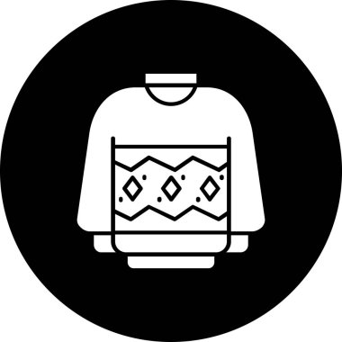 Siyah elbiseli, fincanlı bir adamın vektör çizimi.