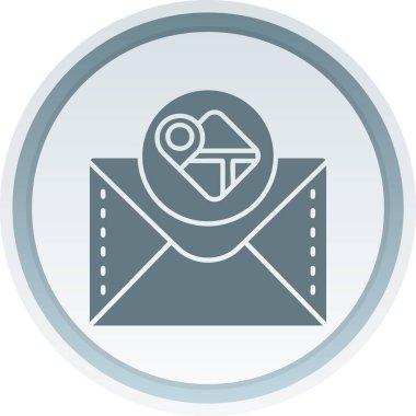 vektör posta simgesi, vektör illüstrasyonu