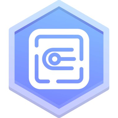 Moda tasarım tarzında vektör modern simge