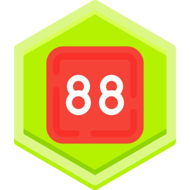 8 9 artı simge rozet stili